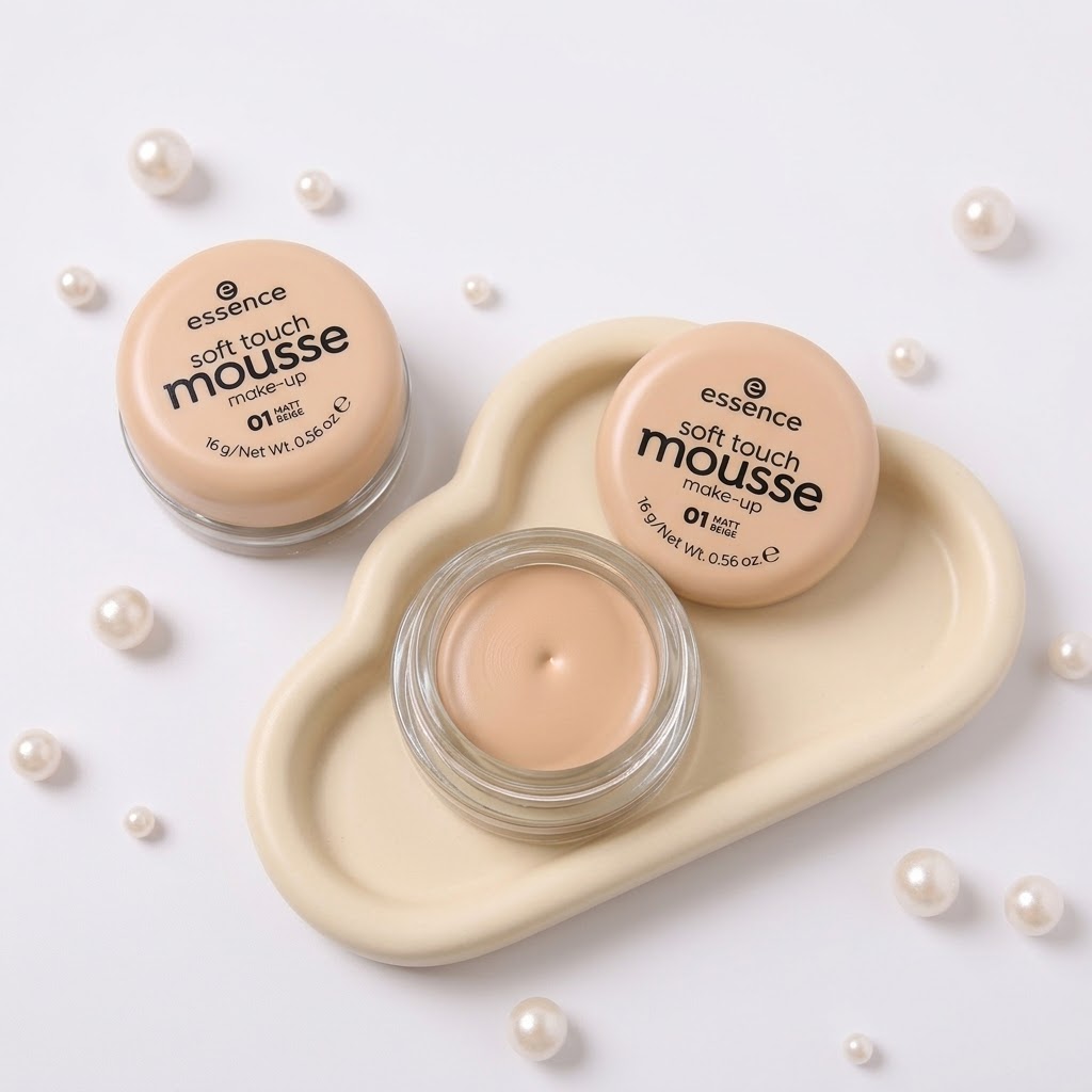 موس آرایشی اسنس Essence Soft Touch شماره 01 رنگ Matt Sand حجم 16 گرم